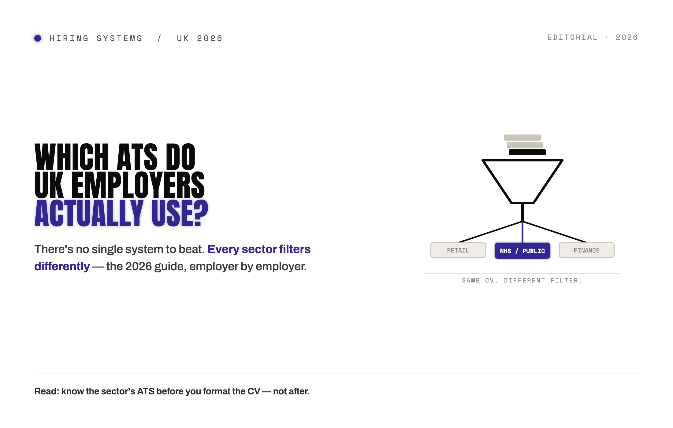 Which ATS Do UK Employers Use? The 2026 Sector-by-Sector Guide