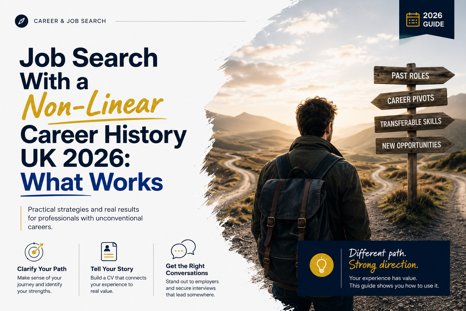 Job Search With a Non-Linear Career History UK 2026: What Works