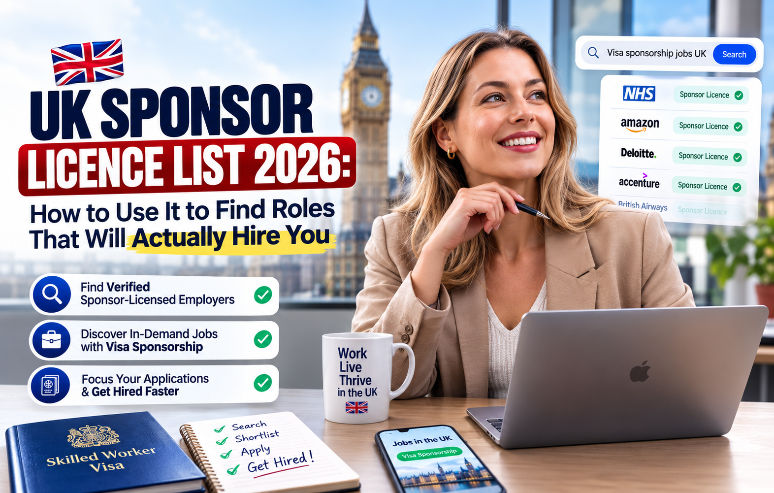 UK Sponsor Licence List 2026: How to Use It to Find Roles That Will Actually Hire You